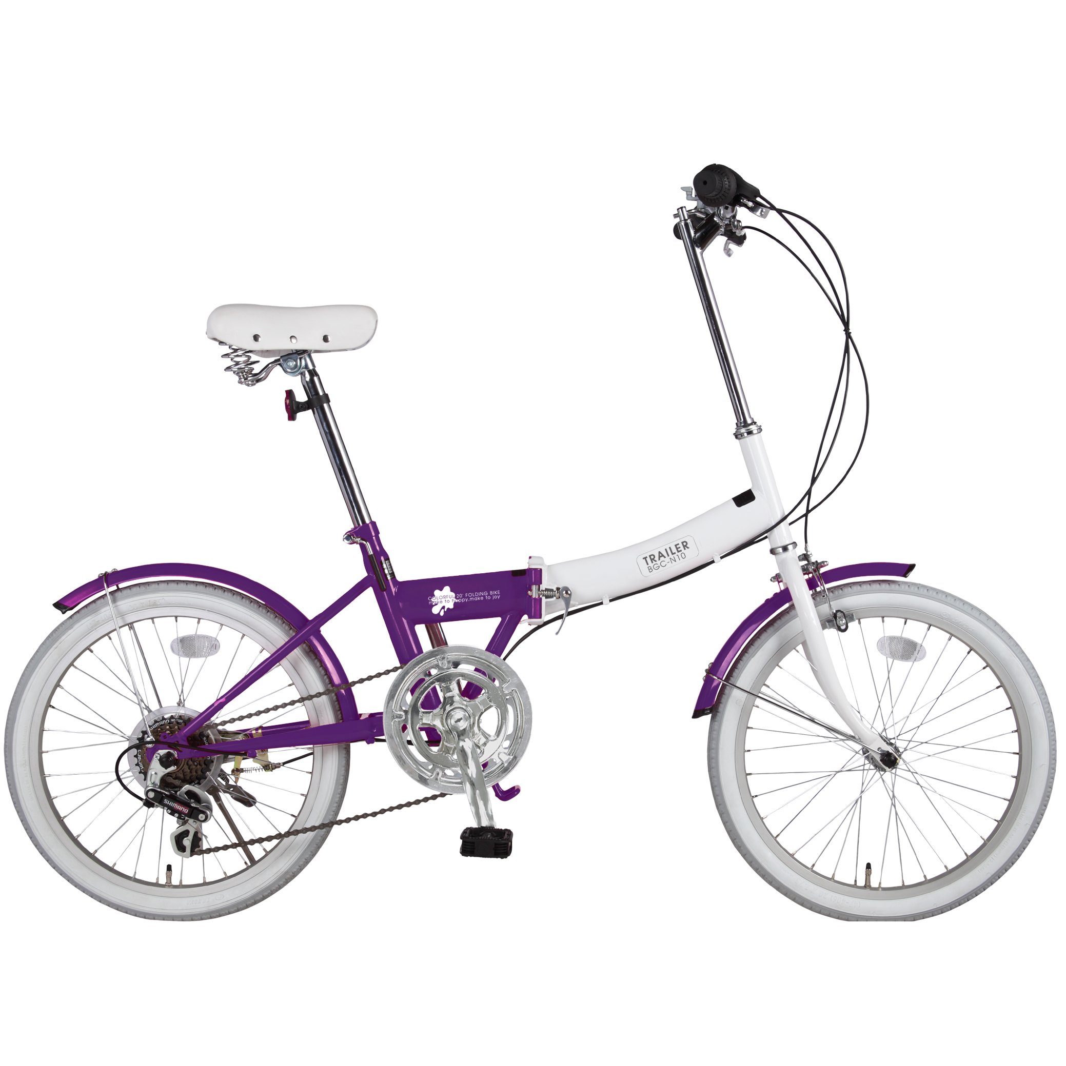 Amazon | TRAILER(トレイラー) 20インチカラフル折りたたみ 自転車6段